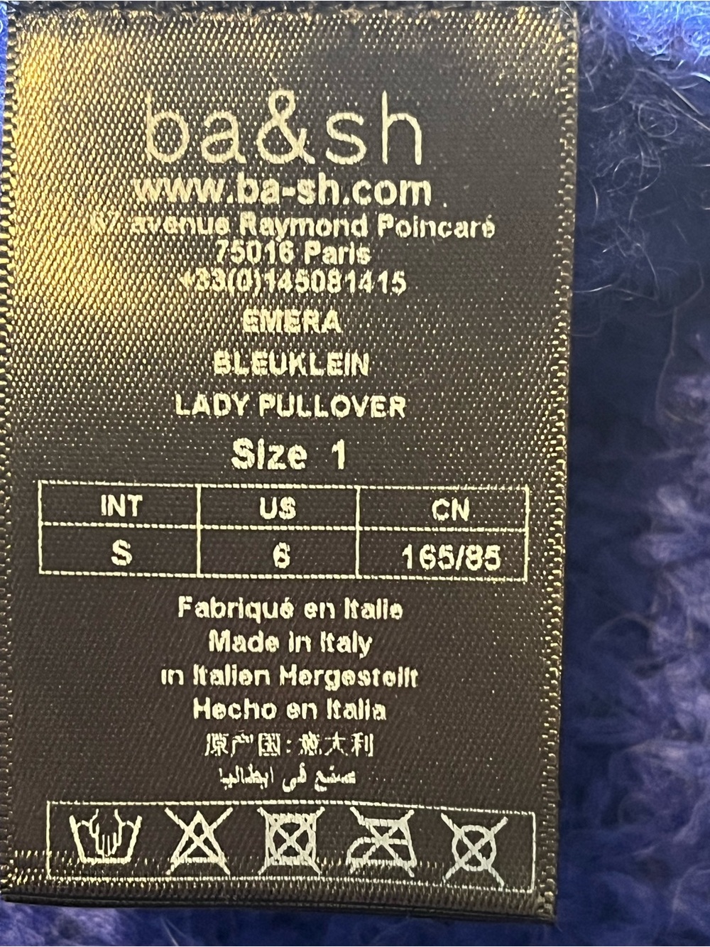ba&sh Cashmere Blend Oversized Cowl-neck Sweater US Size 6 - Picture 8 of 8